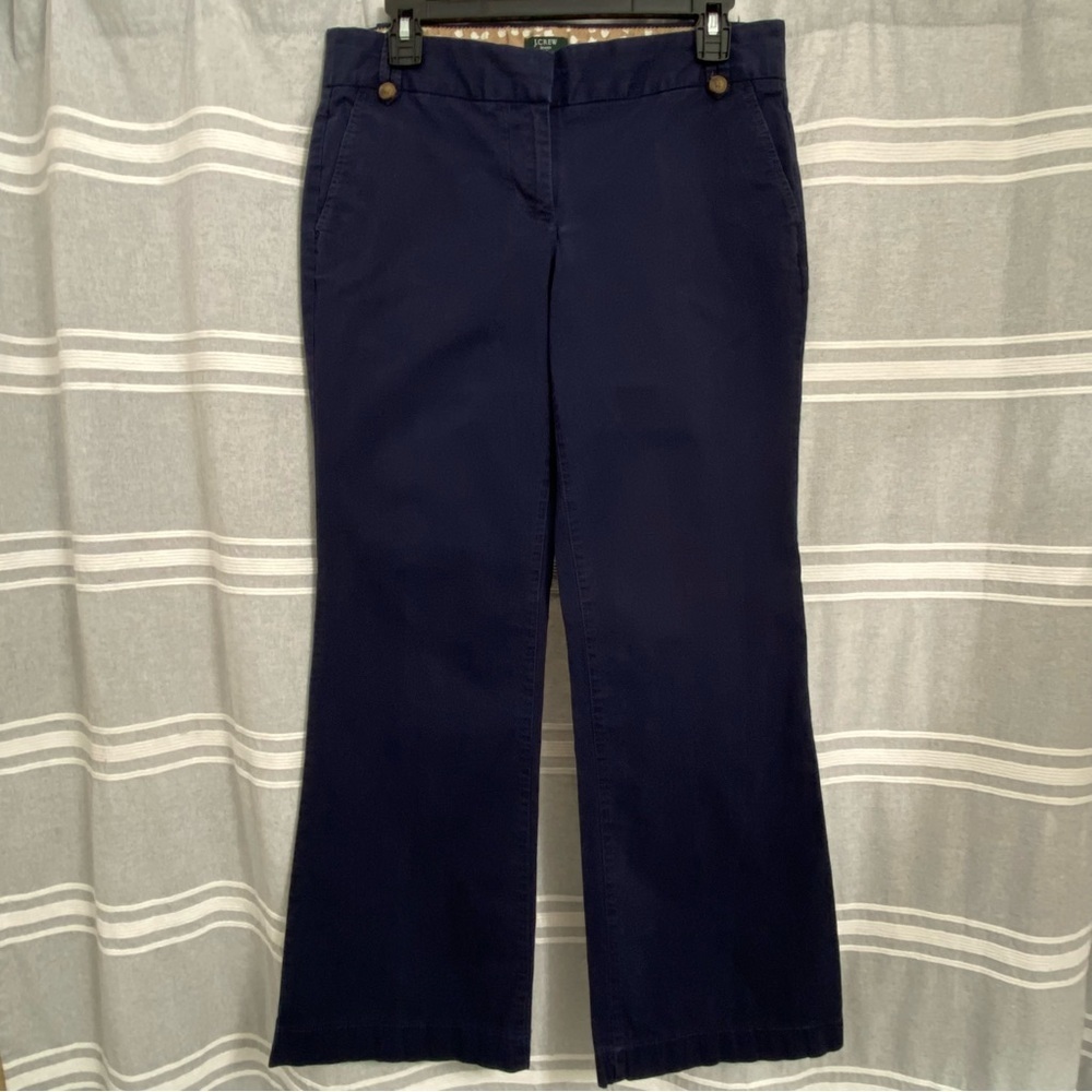 J CREW Factory Y2K Stretch City Fit Chino Low Rise Pants‎ Size 6